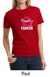 Ladies Shirt Breast Cancer Awareness Tougher Than Cancer Tee T-shirt