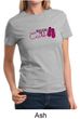 Ladies Shirt Breast Cancer Awareness Walkin For a Cure Tee T-Shirt
