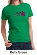 Ladies Shirt Breast Cancer Awareness Walkin For a Cure Tee T-Shirt