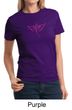 Ladies Shirt Breast Cancer Awareness Wings Ribbon Tee T-Shirt