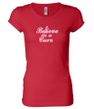 Ladies Shirt Breast Cancer Believe in a Cure Longer Length Tee T-Shirt
