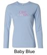 Ladies Shirt Breast Cancer Fight Cancer Long Sleeve Tee T-Shirt