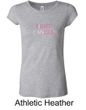 Ladies Shirt Breast Cancer Fight Cancer Longer Length Tee T-Shirt