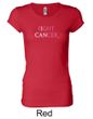 Ladies Shirt Breast Cancer Fight Cancer Longer Length Tee T-Shirt