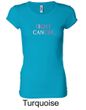 Ladies Shirt Breast Cancer Fight Cancer Longer Length Tee T-Shirt
