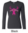 Ladies Shirt Breast Cancer Save a Rack Long Sleeve Tee T-Shirt