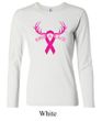 Ladies Shirt Breast Cancer Save a Rack Long Sleeve Tee T-Shirt