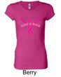 Ladies Shirt Breast Cancer Save a Rack Longer Length Tee T-Shirt
