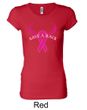 Ladies Shirt Breast Cancer Save a Rack Longer Length Tee T-Shirt