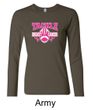 Ladies Shirt Breast Cancer Tackle Cancer Long Sleeve Tee T-Shirt
