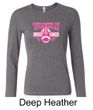 Ladies Shirt Breast Cancer Tackle Cancer Long Sleeve Tee T-Shirt