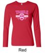 Ladies Shirt Breast Cancer Tackle Cancer Long Sleeve Tee T-Shirt