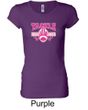 Ladies Shirt Breast Cancer Tackle Cancer Longer Length Tee T-Shirt