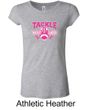 Ladies Shirt Breast Cancer Tackle Cancer Longer Length Tee T-Shirt