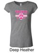 Ladies Shirt Breast Cancer Tackle Cancer Longer Length Tee T-Shirt