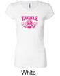 Ladies Shirt Breast Cancer Tackle Cancer Longer Length Tee T-Shirt