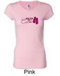 Ladies Shirt Breast Cancer Walkin For a Cure Longer Length Tee T-Shirt