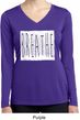 Ladies Shirt Breathe Dry Wicking Long Sleeve Tee