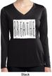 Ladies Shirt Breathe Dry Wicking Long Sleeve Tee