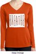 Ladies Shirt Breathe Dry Wicking Long Sleeve Tee