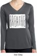 Ladies Shirt Breathe Dry Wicking Long Sleeve Tee