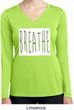 Ladies Shirt Breathe Dry Wicking Long Sleeve Tee