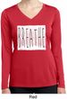 Ladies Shirt Breathe Dry Wicking Long Sleeve Tee