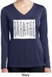 Ladies Shirt Breathe Dry Wicking Long Sleeve Tee
