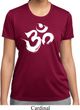 Ladies Shirt Brushstroke Aum Moisture Wicking Tee T-Shirt