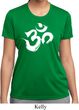 Ladies Shirt Brushstroke Aum Moisture Wicking Tee T-Shirt