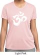 Ladies Shirt Brushstroke Aum Moisture Wicking Tee T-Shirt