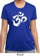 Ladies Shirt Brushstroke Aum Moisture Wicking Tee T-Shirt