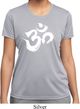 Ladies Shirt Brushstroke Aum Moisture Wicking Tee T-Shirt
