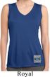 Ladies Shirt Built Ford Bottom Print Sleeveless Moisture Wicking Tee