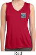 Ladies Shirt Built Ford Pocket Print Sleeveless Moisture Wicking Tee