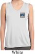 Ladies Shirt Built Ford Pocket Print Sleeveless Moisture Wicking Tee