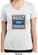 Ladies Shirt Built Ford Tough Moisture Wicking V-neck Tee T-Shirt