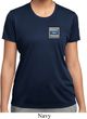 Ladies Shirt Built Ford Tough Pocket Print Moisture Wicking T-Shirt