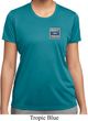Ladies Shirt Built Ford Tough Pocket Print Moisture Wicking T-Shirt