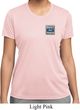 Ladies Shirt Built Ford Tough Pocket Print Moisture Wicking T-Shirt