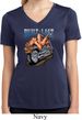 Ladies Shirt Built To Last Moisture Wicking V-neck Tee
