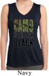 Ladies Shirt Camo is the New Black Sleeveless Moisture Wicking Tee