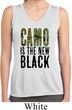 Ladies Shirt Camo is the New Black Sleeveless Moisture Wicking Tee