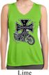 Ladies Shirt Chopper Cross Skeleton Sleeveless Moisture Wicking Tee