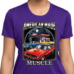Ladies Shirt Chrysler American Made Moisture Wicking Tee T-Shirt Ladies Shirt Chrysler American Made Moisture Wicking Tee T-Shirt