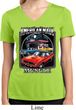 Ladies Shirt Chrysler American Made Moisture Wicking V-neck Tee