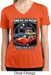 Ladies Shirt Chrysler American Made Moisture Wicking V-neck Tee