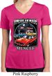 Ladies Shirt Chrysler American Made Moisture Wicking V-neck Tee