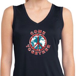 Ladies Shirt Come Together Sleeveless Moisture Wicking Tee