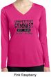 Ladies Shirt Competitive Gymnast Dry Wicking Long Sleeve Tee T-Shirt